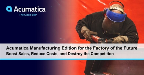 Acumatica Manufacturing Edition for the Factory of the Future Webinar